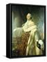 Portrait of Louis XV Wearing Robes of State-Antoine Francois Callet-Framed Stretched Canvas