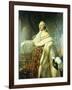 Portrait of Louis XV Wearing Robes of State-Antoine Francois Callet-Framed Giclee Print