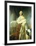 Portrait of Louis XV Wearing Robes of State-Antoine Francois Callet-Framed Giclee Print