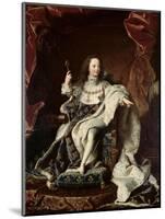 Portrait of Louis XV-Hyacinthe Rigaud-Mounted Giclee Print