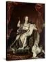 Portrait of Louis XV-Hyacinthe Rigaud-Stretched Canvas