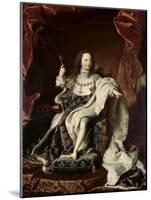 Portrait of Louis XV-Hyacinthe Rigaud-Mounted Giclee Print