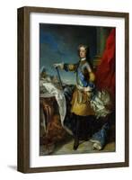 Portrait of Louis XV-Jean-Baptiste van Loo-Framed Giclee Print