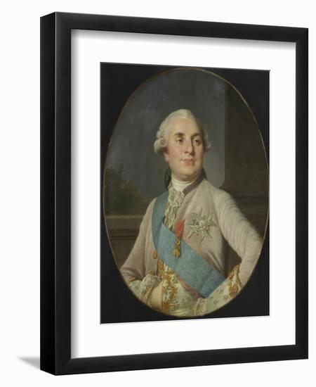 Portrait of Louis XVI, King of France, C. 1777-89-Joseph Siffrede Duplessis-Framed Art Print