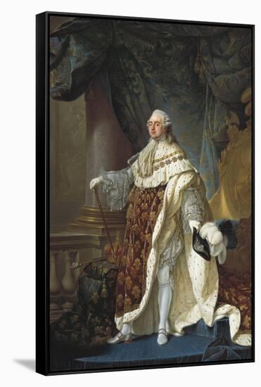 Portrait of Louis XVI-Antoine Francois Callet-Framed Stretched Canvas