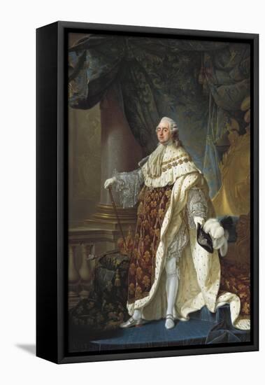 Portrait of Louis XVI-Antoine Francois Callet-Framed Stretched Canvas