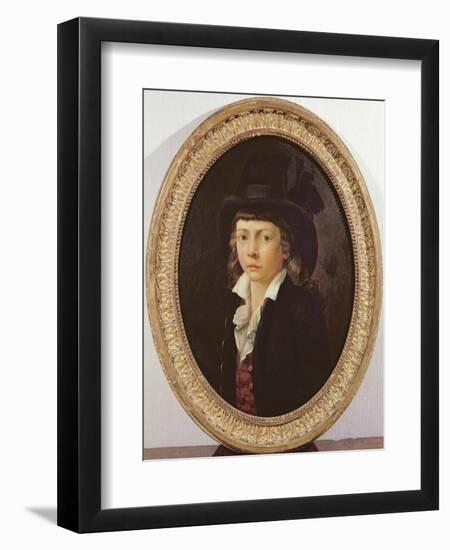 Portrait of Louis Xvii, c.1793-Henri-Pierre Danloux-Framed Giclee Print