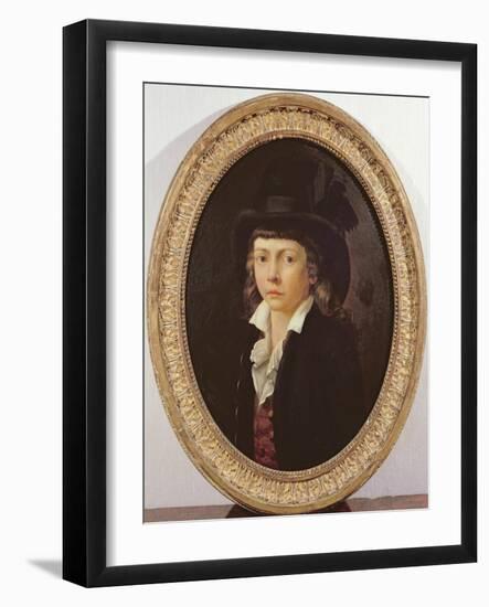 Portrait of Louis Xvii, c.1793-Henri-Pierre Danloux-Framed Giclee Print