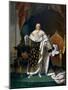 Portrait of Louis XVIII (1755-182) in Coronation Robes-Robert Lefévre-Mounted Giclee Print