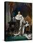 Portrait of Louis XVIII (1755-182) in Coronation Robes-Robert Lefévre-Stretched Canvas