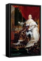 Portrait of Louis XVIII (1755-182)-François Pascal Simon Gérard-Framed Stretched Canvas