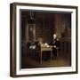 Portrait of Louis XVIII at His Desk in the Tuileries by Francois Gerard-null-Framed Giclee Print