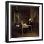 Portrait of Louis XVIII at His Desk in the Tuileries by Francois Gerard-null-Framed Giclee Print