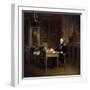 Portrait of Louis XVIII at His Desk in the Tuileries by Francois Gerard-null-Framed Giclee Print