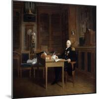 Portrait of Louis XVIII at His Desk in the Tuileries by Francois Gerard-null-Mounted Giclee Print