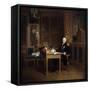 Portrait of Louis XVIII at His Desk in the Tuileries by Francois Gerard-null-Framed Stretched Canvas