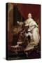 Portrait of Louis XVIII in Coronation Robes-null-Stretched Canvas