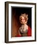 Portrait of Louisa Adams, wife of 6th U.S. President John Quincy Adams.-Vernon Lewis Gallery-Framed Art Print