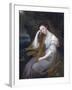 Portrait of Louisa Leveson Gower as Spes (Goddess of Hope)-Angelica Kauffman-Framed Giclee Print