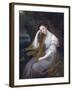 Portrait of Louisa Leveson Gower as Spes (Goddess of Hope)-Angelica Kauffman-Framed Giclee Print