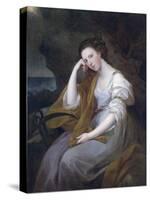 Portrait of Louisa Leveson Gower as Spes (Goddess of Hope)-Angelica Kauffman-Stretched Canvas