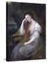 Portrait of Louisa Leveson Gower as Spes (Goddess of Hope)-Angelica Kauffman-Stretched Canvas