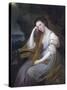 Portrait of Louisa Leveson Gower as Spes (Goddess of Hope)-Angelica Kauffman-Stretched Canvas