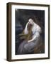 Portrait of Louisa Leveson Gower as Spes (Goddess of Hope)-Angelica Kauffman-Framed Giclee Print