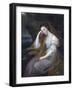 Portrait of Louisa Leveson Gower as Spes (Goddess of Hope)-Angelica Kauffman-Framed Giclee Print