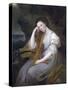 Portrait of Louisa Leveson-Gower as Spes-Angelika Kauffmann-Stretched Canvas