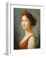Portrait of Louisa, Queen of Prussia-Vigee-Lebrun-Framed Giclee Print