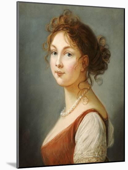 Portrait of Louisa, Queen of Prussia-Vigee-Lebrun-Mounted Giclee Print