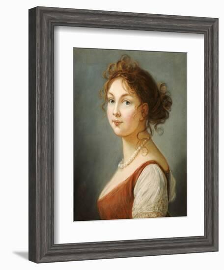 Portrait of Louisa, Queen of Prussia-Vigee-Lebrun-Framed Giclee Print