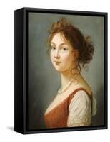 Portrait of Louisa, Queen of Prussia-Vigee-Lebrun-Framed Stretched Canvas
