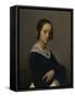 Portrait of Louise-Antoinette Feuardent, 1841-Jean-Francois Millet-Framed Stretched Canvas