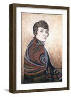 Portrait of Louise Boulanger-Jean Dunand-Framed Giclee Print