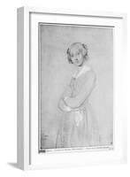 Portrait of Louise D'Haussonville, 1842-Jean-Auguste-Dominique Ingres-Framed Giclee Print