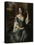 Portrait of Louise de Keroualle, Duchess of Portsmouth, c.1671-4-Peter Lely-Stretched Canvas