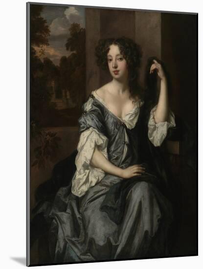 Portrait of Louise de Keroualle, Duchess of Portsmouth, c.1671-4-Peter Lely-Mounted Giclee Print