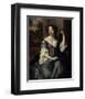 Portrait of Louise de Keroualle, Duchess of Portsmouth-Peter Lely-Framed Art Print