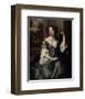 Portrait of Louise de Keroualle, Duchess of Portsmouth-Peter Lely-Framed Art Print