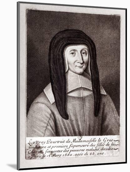 Portrait of Louise de Marillac-Gaspard Duchange-Mounted Giclee Print