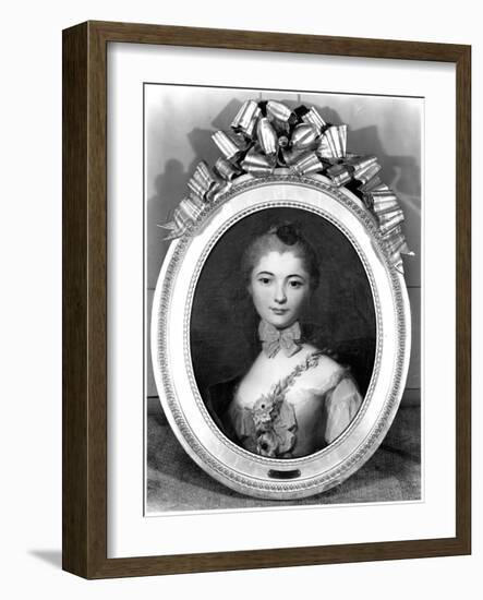 Portrait of Louise Honorine Crozat Du Chatel (B.1737) Duchess of Choiseul-Francois Boucher-Framed Giclee Print