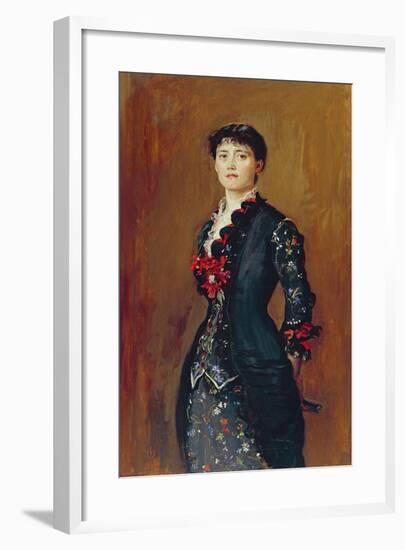 Portrait of Louise Jopling, 1879-John Everett Millais-Framed Giclee Print