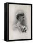 Portrait of Louise of Sweden (1851-1926), Queen consort of Denmark-French Photographer-Framed Stretched Canvas