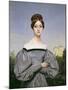 Portrait of Louise Vernet-Horace Vernet-Mounted Giclee Print