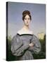 Portrait of Louise Vernet-Horace Vernet-Stretched Canvas
