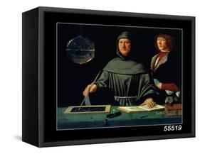 Portrait of Luca Pacioli-Jacopo De' Barbari-Framed Stretched Canvas