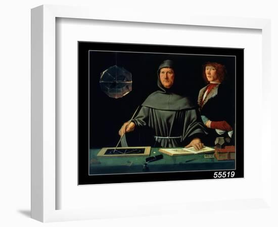 Portrait of Luca Pacioli-Jacopo De' Barbari-Framed Giclee Print