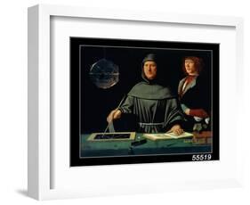 Portrait of Luca Pacioli-Jacopo De' Barbari-Framed Giclee Print